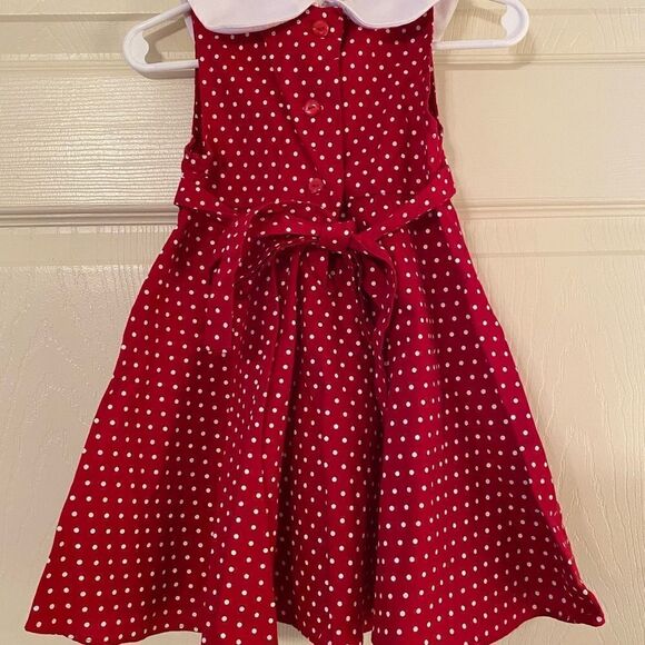 Girls RARE EDITIONS POLKA DOT DRESS - Picture 4 of 5